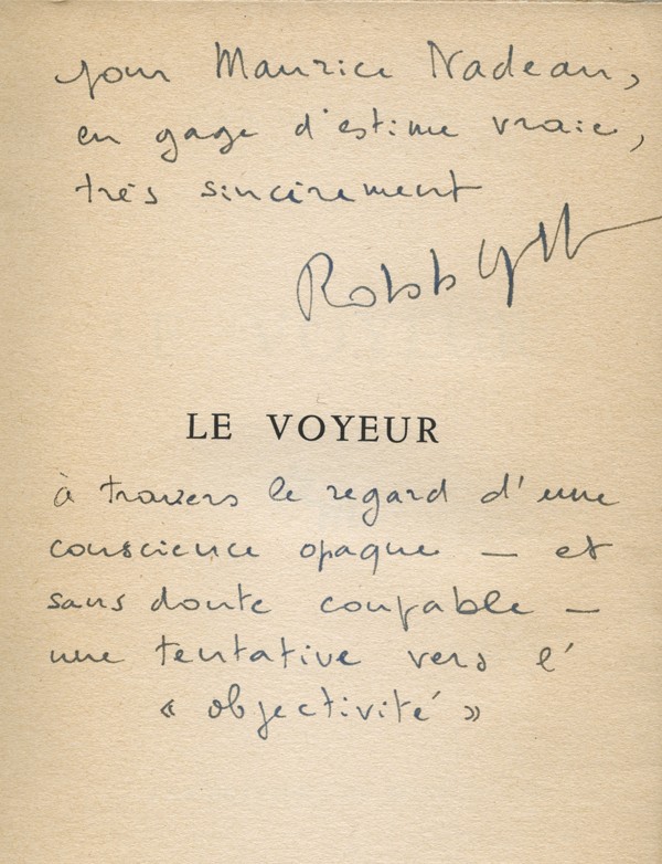 ROBBE-GRILLET (Alain)