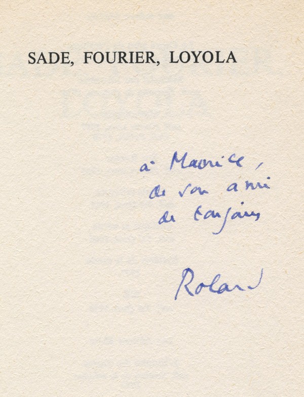 BARTHES (Roland)