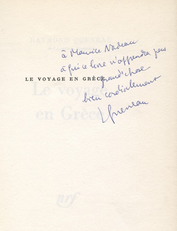 QUENEAU (Raymond)