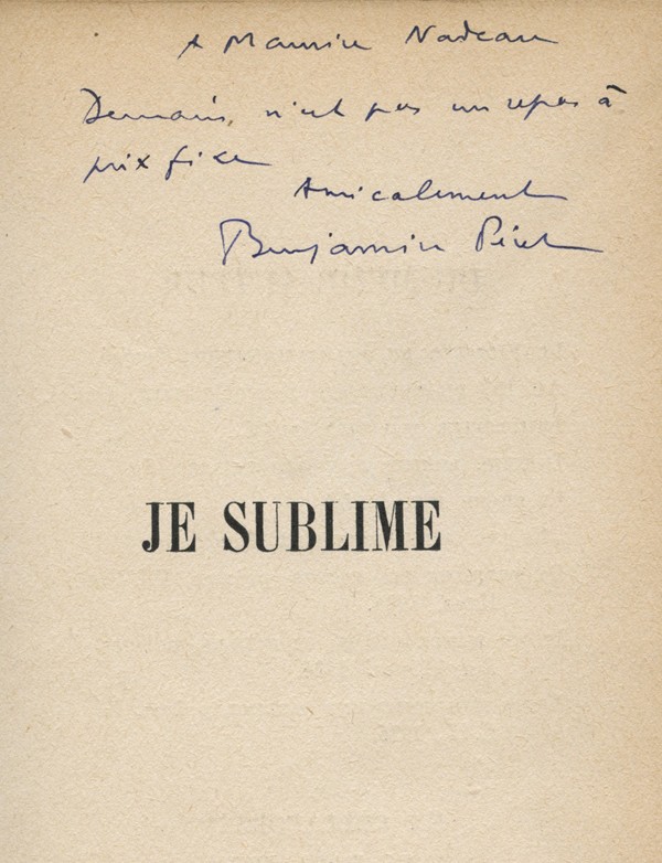 PÉRET (Benjamin)