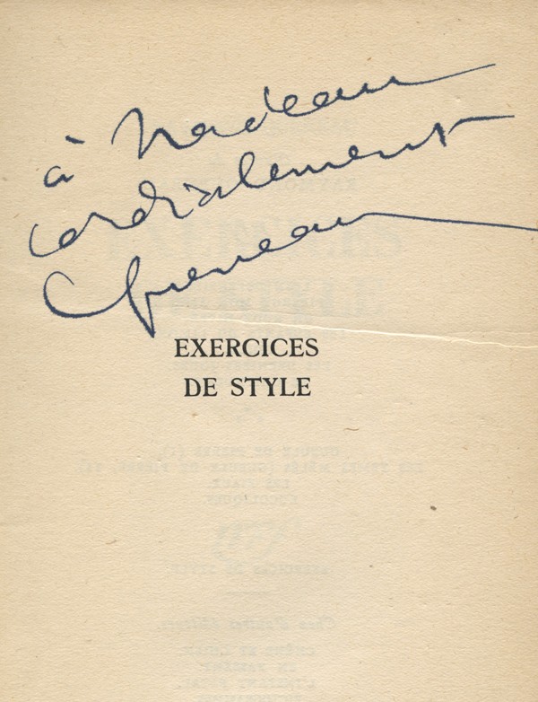 QUENEAU (Raymond)