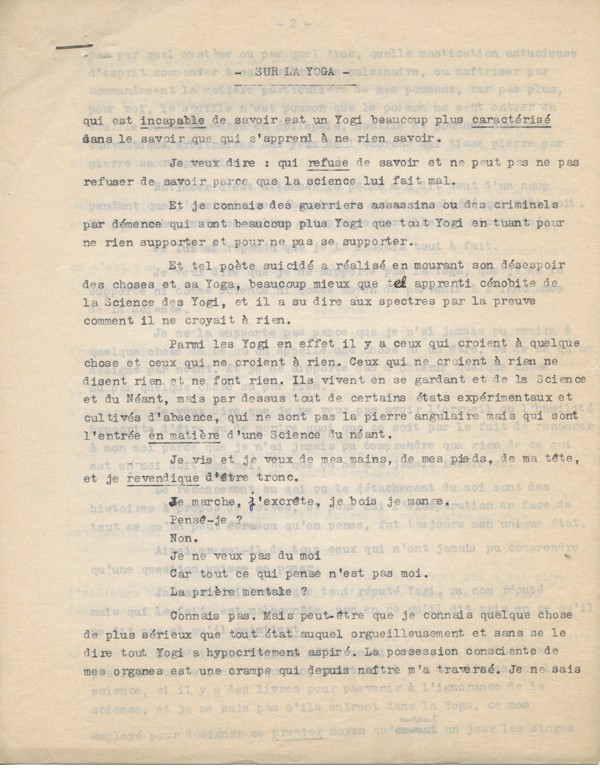 ARTAUD (Antonin)