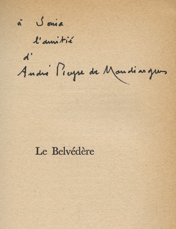 PIEYRE DE MANDIARGUES (André)