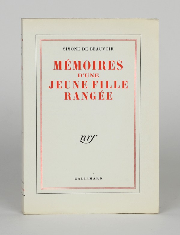 Mémoires d'une jeune fille rangée » (grand carnet rigide de papeterie) -  Galerie Gallimard