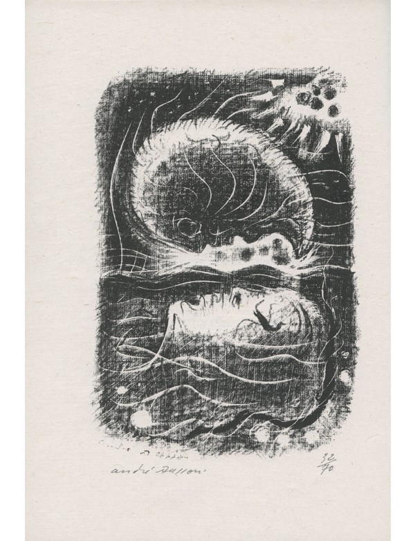 TZARA Tristan Terre sur terre Trois collines 1946 édition originale grand vélin blanc lithographie signée d'André Masson