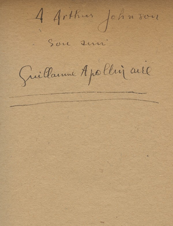 APOLLINAIRE (Guillaume) Calligrammes Mercure de France 1918