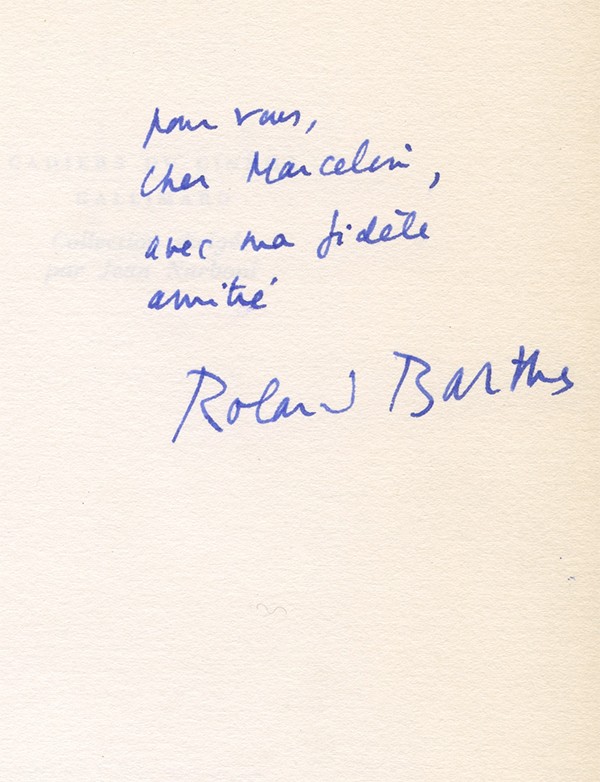 BARTHES (Roland)