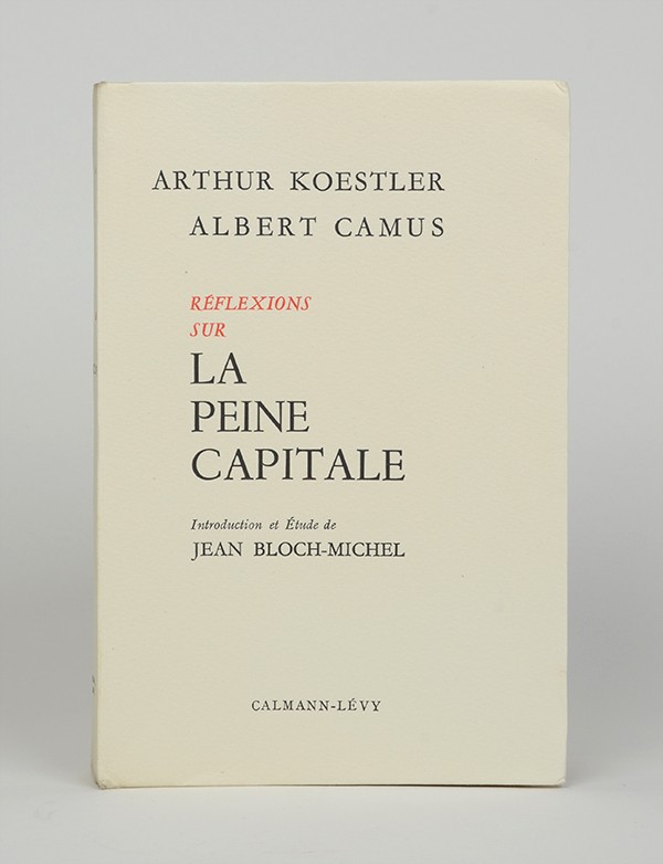 CAMUS (Albert) & KOESTLER (Arthur)