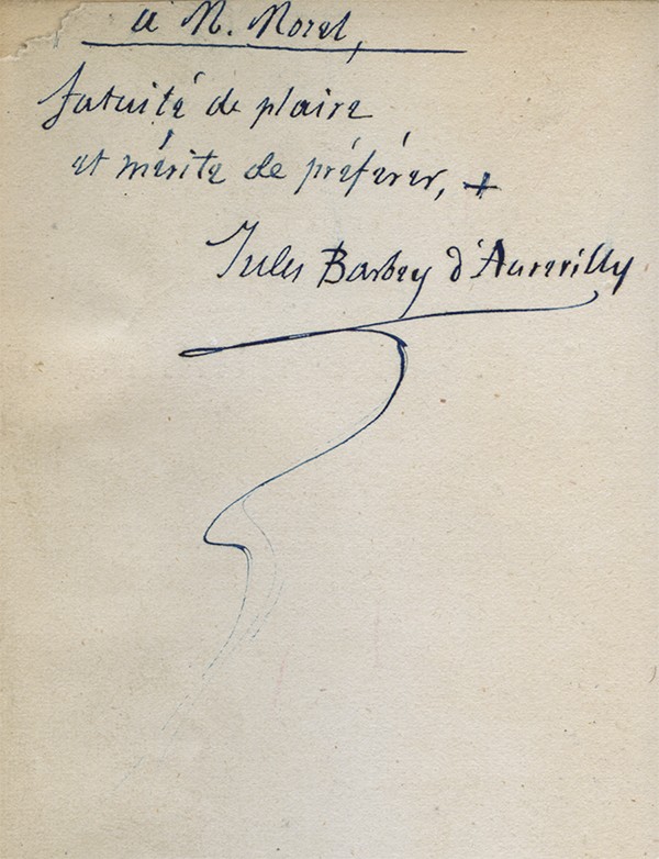 BARBEY D'AUREVILLY (Jules)