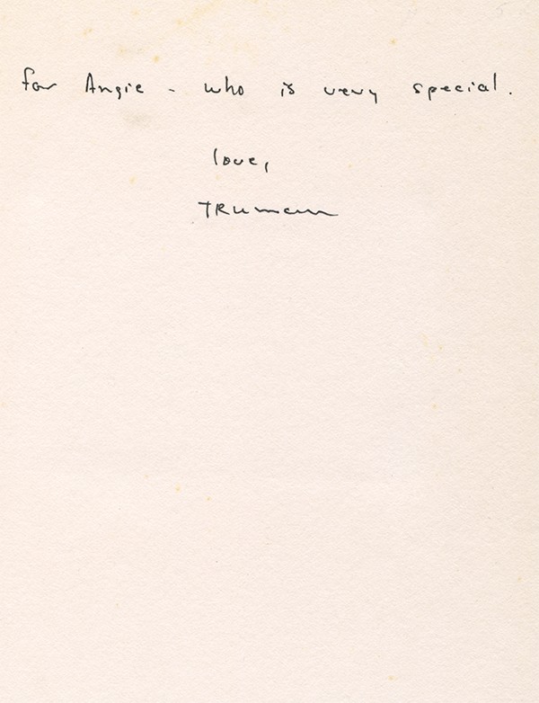 CAPOTE (Truman) One Christmas Random House 1983