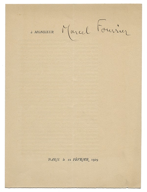TRACT SURRÉALISTE A Monsieur 12 Février 1929