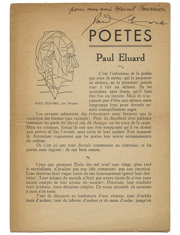 ELUARD (Paul) Poètes 1941