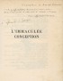 BRETON (André) & ELUARD (Paul) L'Immaculée Conception Editions surréalistes 1930