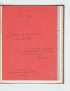 CHAR (René) L'Action de la justice est éteinte Editions Surréalistes 1931 envoi à Marcel Fourrier manuscrit autographe signé