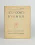 NOUVEAU Germain Les Poèmes d'Humilis Collection de La Poétique 1910