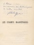 BRETON André SOUPAULT Philippe Les Champs magnétiques Au sans pareil 1920