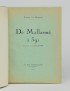 MASSOT Pierre de De Mallarmé à 391 Au Bel Exemplaire 1922