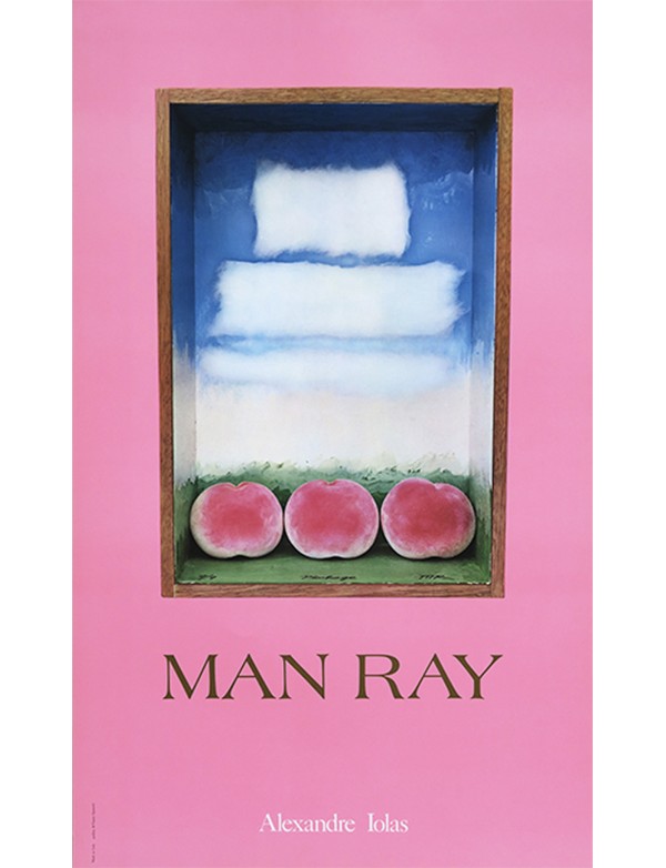 MAN RAY Pêchage Alexandre Iolas  1975 affiche originale sérigraphie 