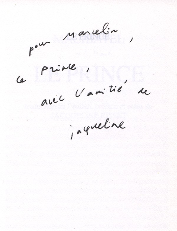 MACHIAVEL Le Prince Actes Sud Babel 2001 traduction de Jacqueline Risset