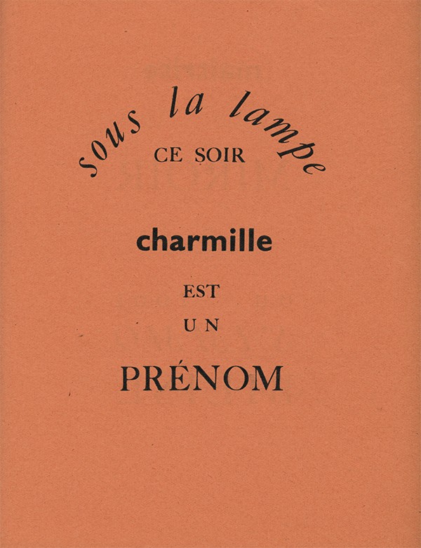 ELUARD Paul Quelques-uns des mots qui jusqu'ici m'étaient mystérieusement interdits GLM 1937