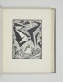 KUPKA Frantisek Quatre histoires de blanc et noir Presses de G. Kadar 1926 exemplaire avec suite, envoi, gravure rehaussée relié