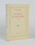CHAR René Fureur et Mystère Gallimard 1948 édition originale vélin pur fil