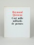 QUENEAU Raymond Cent mille milliards de poèmes Gallimard 1961 édition originale envoi autographe signé à Jean Dutourd
