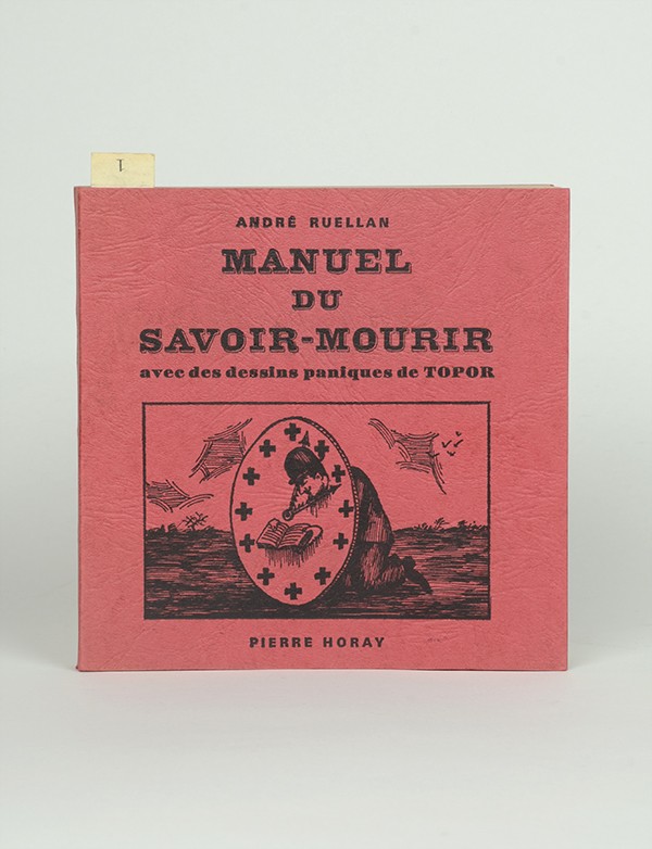 TOPOR Roland RUELLAN André Manuel du savoir-mourir Pierre Horay 1963 édition originale vélin d'Arches grand papier
