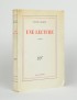 PROUST Marcel CAILLEUX Roland Une lecture Gallimard 1948 édition originale vélin pur fil grand papier envoi