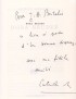 MODIANO Patrick Dora Bruder Gallimard 1997 édition originale envoi autographe signé à Jean-Bertrand Pontalis