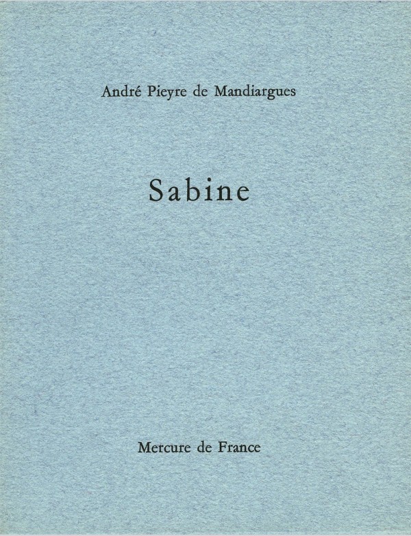 PIEYRE DE MANDIARGUES  (André)