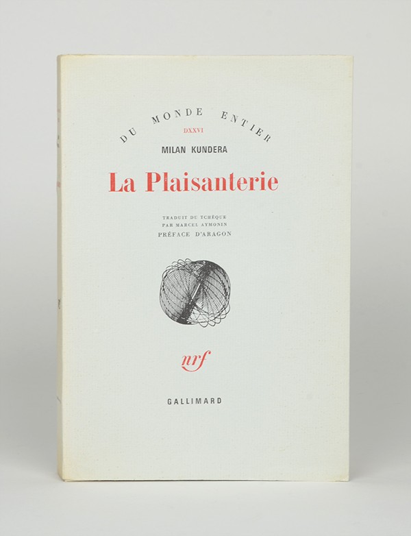 KUNDERA Milan La Plaisanterie Gallimard 1968 édition originale française vélin pur fil grand papier