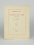 REVERDY Pierre Sources du vent 1915-1929 Mauric Sachs 1929 édition originale important envoi autographe signé à Berthe Weill