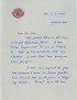 SACHS Maurice Deux lettres autographes signées à Bernard Grasset à propos du Sabbat