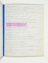 BRETON André Les États généraux Manuscrit autographe complet 1943 7 frottages originaux