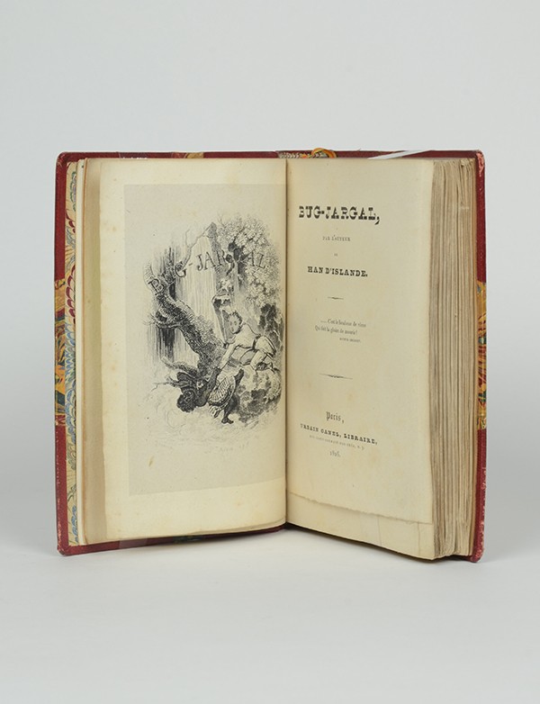 HUGO Victor Bug-Jargal Urbain Canel 1826 édition originale rare exemplaire sur vélin fort reliure de Lortic