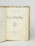 MAUPASSANT Guy de Le Horla 1887 Paul Ollendorff édition originale sur Hollande reliure signée aux plats de soie brodée