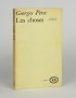 PEREC Georges Les Choses Julliard 1965 édition originale service de presse envoi autographe signé à Roger Greni