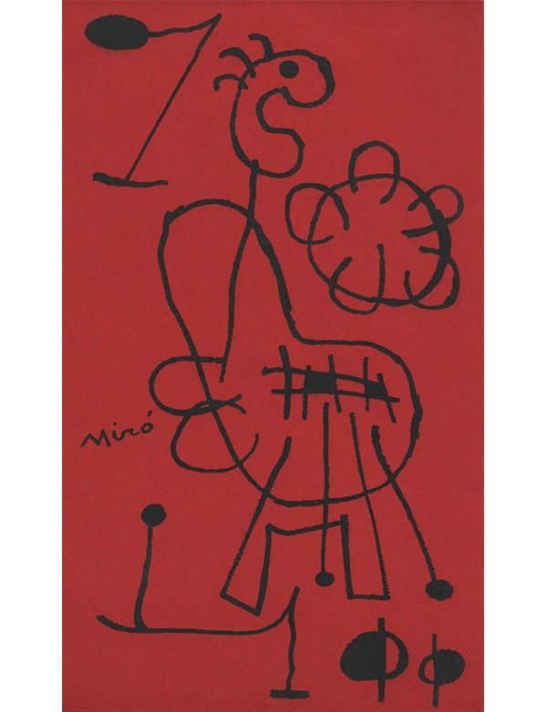 MIRÓ Joan QUENEAU Janine Pierre Seghers éditeur 1951 édition originale lithographie de Joan Miro