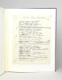 ELUARD Paul Grèce ma rose de raison 1949 Manuscrit autographe signé