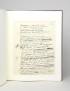 ELUARD Paul Grèce ma rose de raison 1949 Manuscrit autographe signé