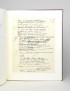 ELUARD Paul Grèce ma rose de raison 1949 Manuscrit autographe signé