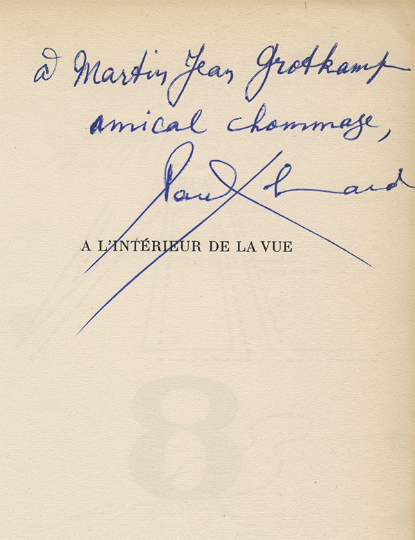 ERNST Max ELUARD Paul A l'intérieur de la vue Pierre Seghers 1948 édition originale