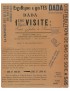 [TRACT DADA] Tract Excursions & visites Dada 1ère visite 14 avril 1921 édition originale