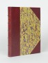 CONRAD Joseph Falk Nouvelle Revue Française 1934 édition originale française vergé pur fil grand papier demi-maroquin de Hélène 