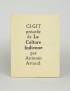 ARTAUD Antonin Ci-git, précédé de La Culture Indienne K Éditeur 1947 édition originale sur Japon impérial grand papier