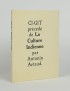 ARTAUD Antonin Ci-git, précédé de La Culture Indienne K Éditeur 1947 édition originale sur Japon impérial grand papier