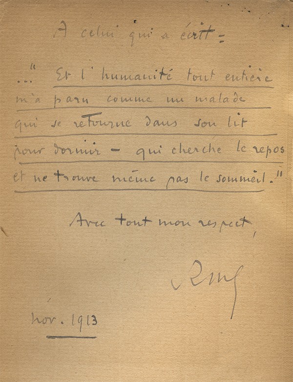 MARTIN DU GARD Roger Jean Barois Nouvelle Revue Française 1913 édition originale envoi autographe signé à André Gide