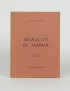 MAGRITTE René ELUARD Paul Moralité du sommeil 1941 L'Aiguille aimantée édition originale Hollande grand papier