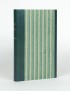 BORGES Jorge Luis Fictions Gallimard La Croix du Sud 1951 édition originale sur vélin pur fil grand papier reliure Goy & Vilaine
